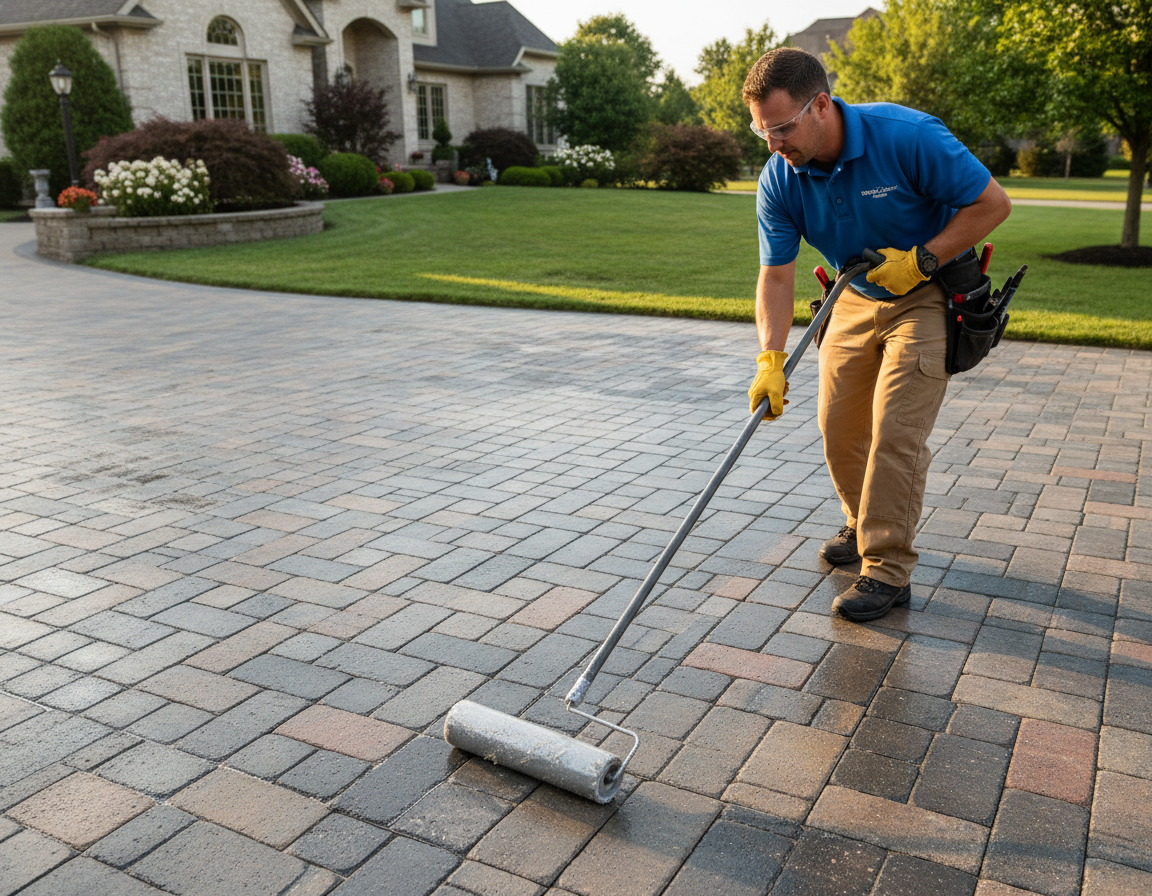 Concrete Paver Sealing In Lewis Center